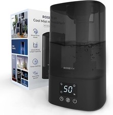 Automatic Humidifiers for Bedroom Large Room, 4.5L Cool Mist Humidifier for Home