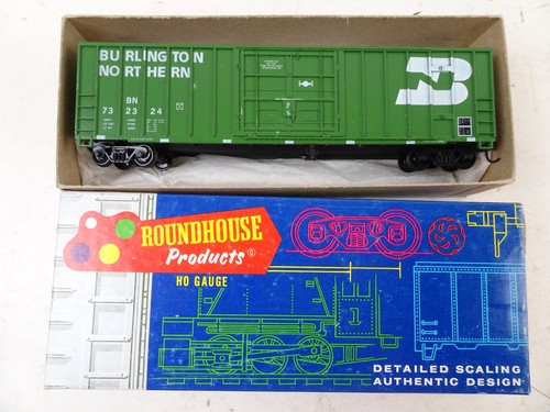 Roundhouse HO Burlington Northern BN 50' Boxcar #732324 Knuckle | Condition: Used