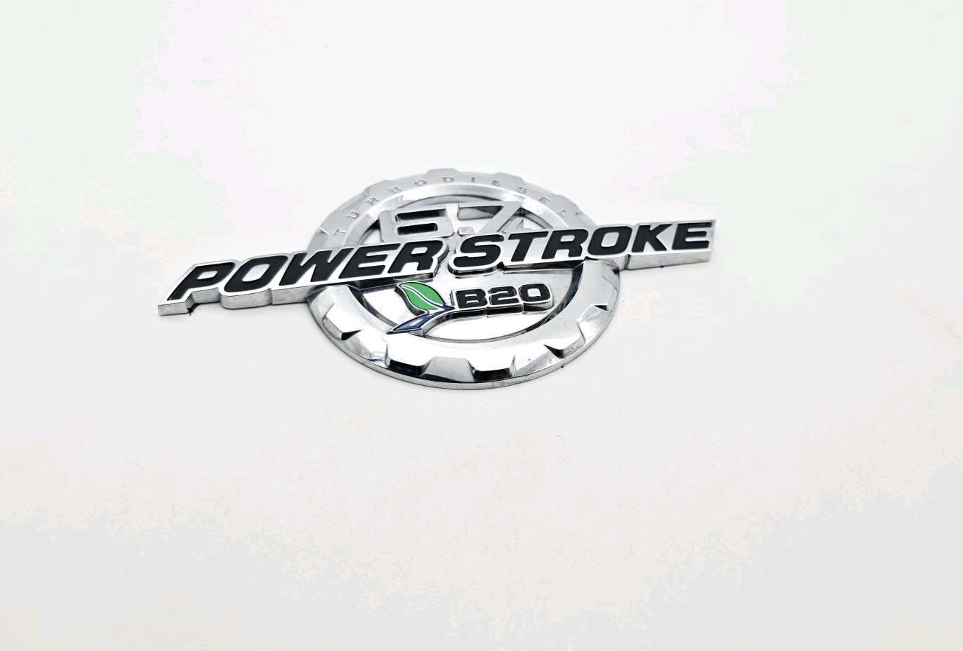 2011-2016 FORD F-250 F-350 TURBO DIESEL POWER STROKE 6.7L B20 EMBLEM SYMBOL OEM