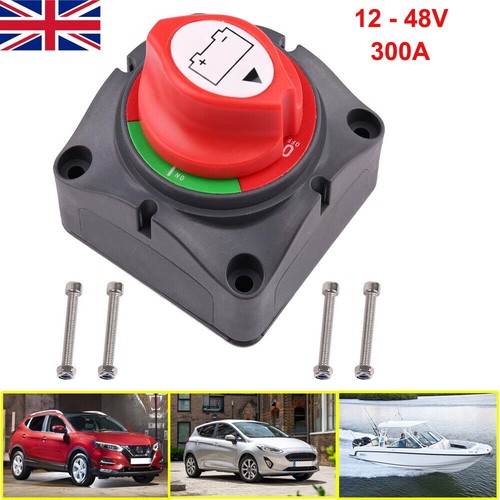 For Car SUV RV Marine Boat Battery Isolator Disconnect Rotary Switch Cut On/Off - Picture 3 of 11