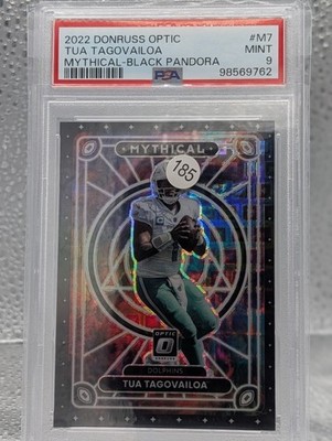2022 Panini Donruss Optic - Mythical Tua Tagovailoa #M-7 Black Pandora Prizm /25