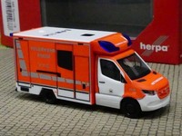 1/87 Herpa Mb Sprinter `18 Fahrtec Rtw Feuerwehr Essen 096737