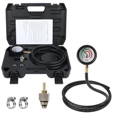 Automotive Exhaust Back Pressure Tester/Gauge Kit Diagnoses Catalytic Converter