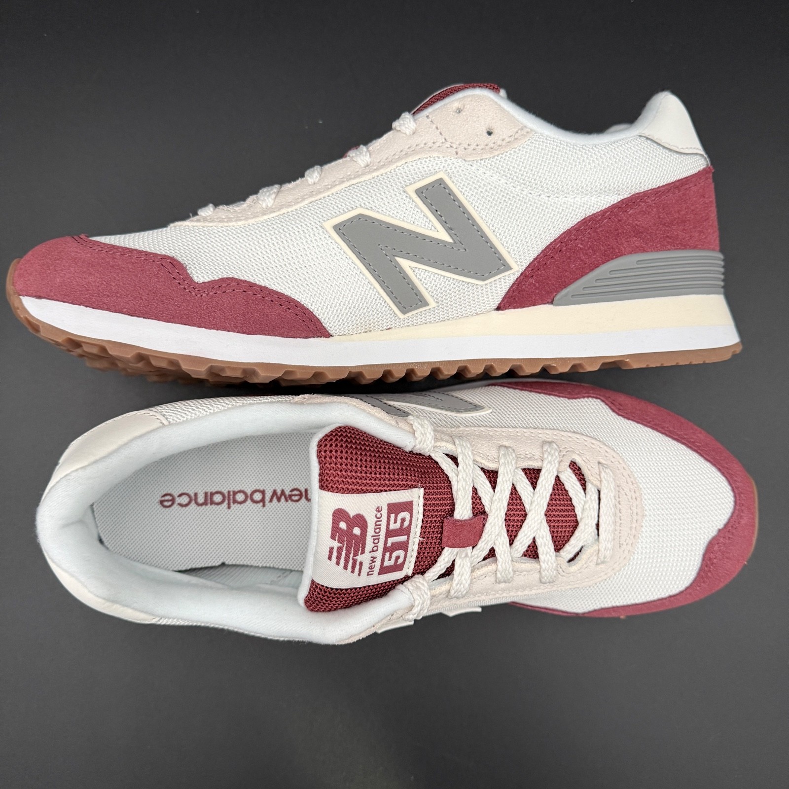 New Balance 515 Men's Size White Red Athletic Shoes ML515TWT thumbnail 6