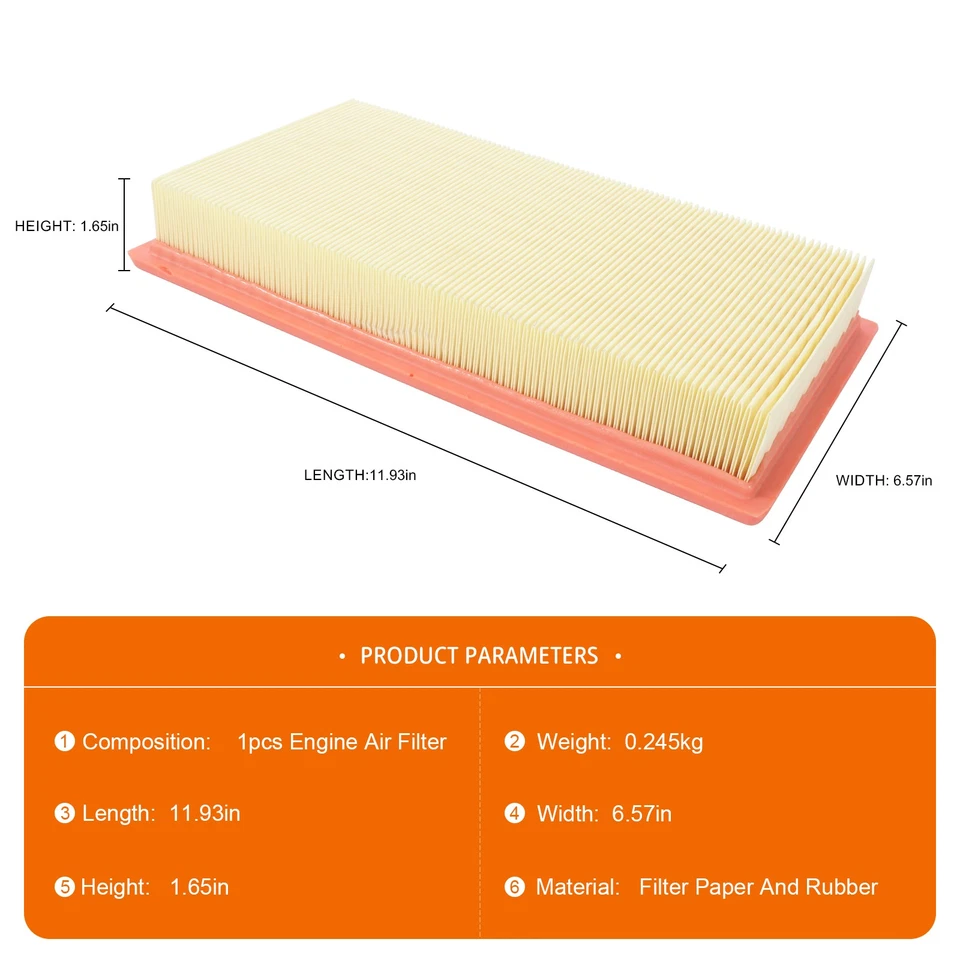 Conjunto de filtro de ar CA cabine de motor para FORD FLEX TAURUS 2010 - 2019 2.0L 3.5L - Imagem 3 de 4
