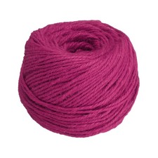 328 Feet Natural Jute Twine 3mm Twine String Color Jute Rope, Rose Red