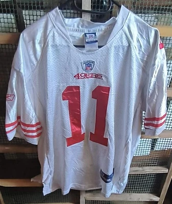 Maillot VINTAGE authentique Reebok NFL San Francisco 49ers Alex Smith (11) blanc - Photo 1/4