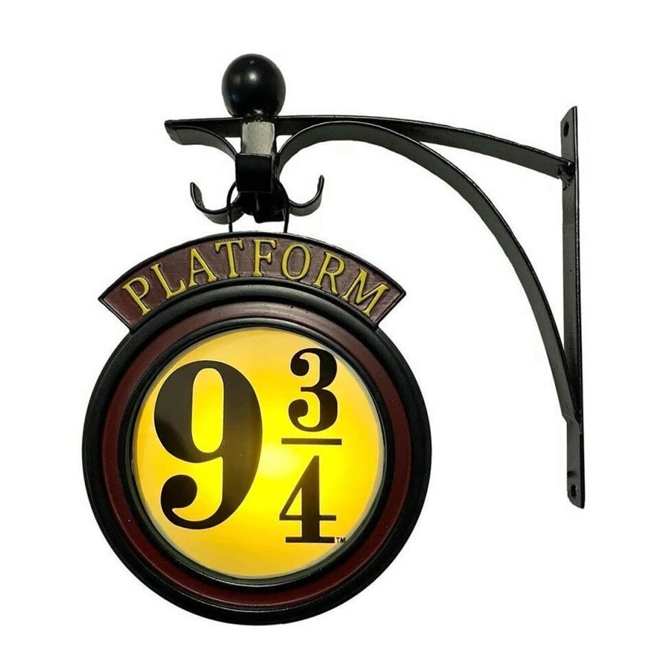 3D Harry Potter Hanging 9 3/4 Night Light Wall Lamp Platform Hogwartsed Gift New