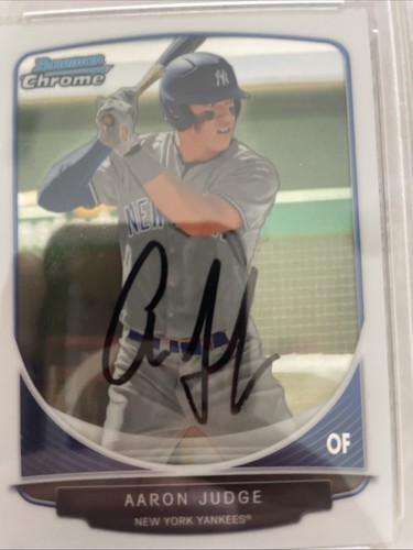 Aaron Judge Signed Bowman Chrome Rookie 2013 - Picture 2 of 4