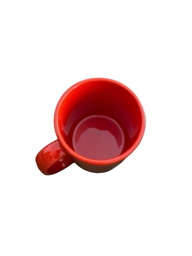 Taza de té de café CAT vintage Waechtersbach Alemania adorable roja - Imagen 5 de 5