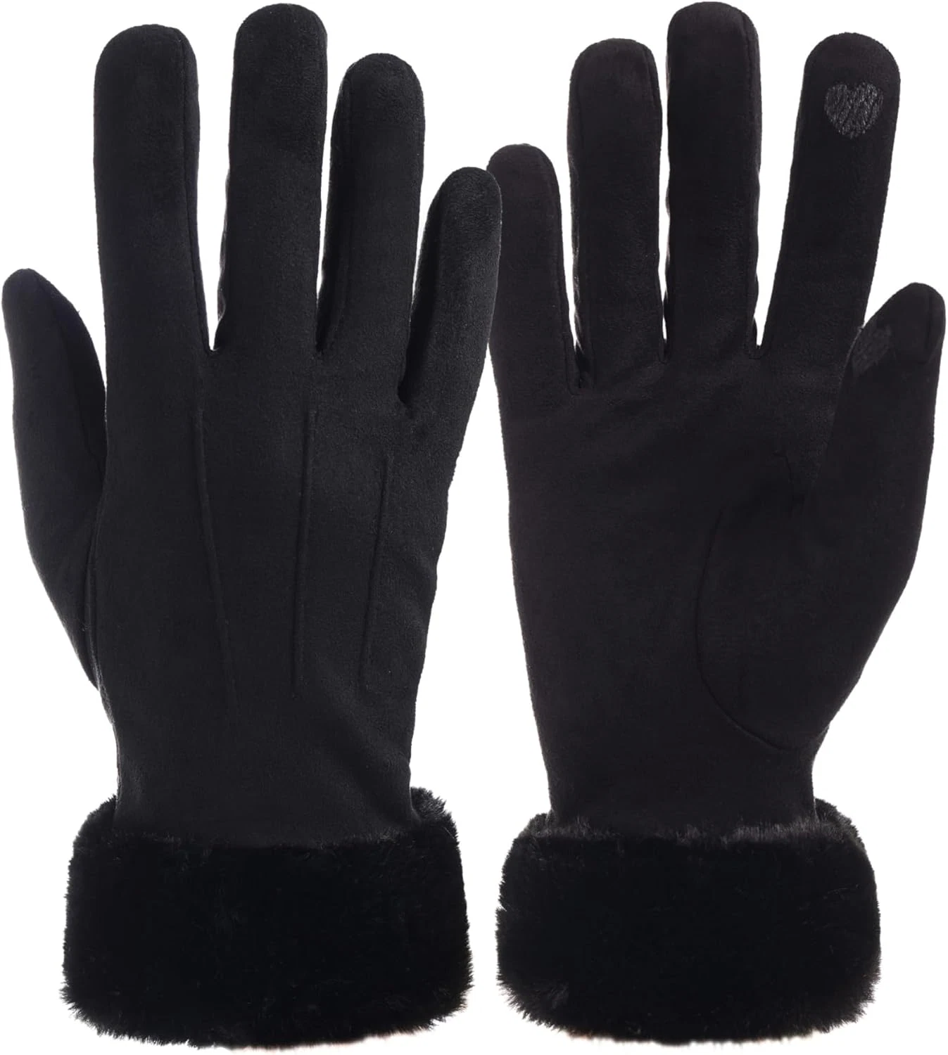 Winter Gloves for Women, Stretch Fleece Gloves with Touchscreen, Thermal Knit Li
Opens in a new wind