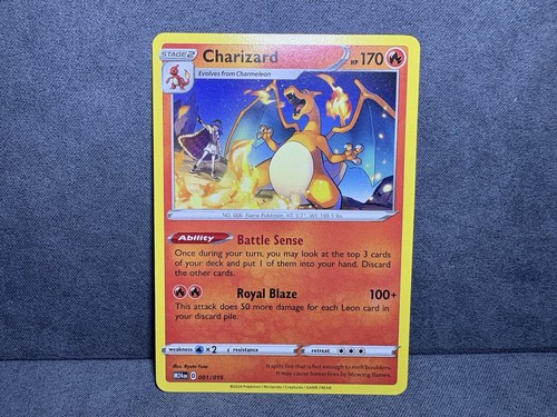Pokemon Charizard 2024 McDonald’s Promo 001/015 LP