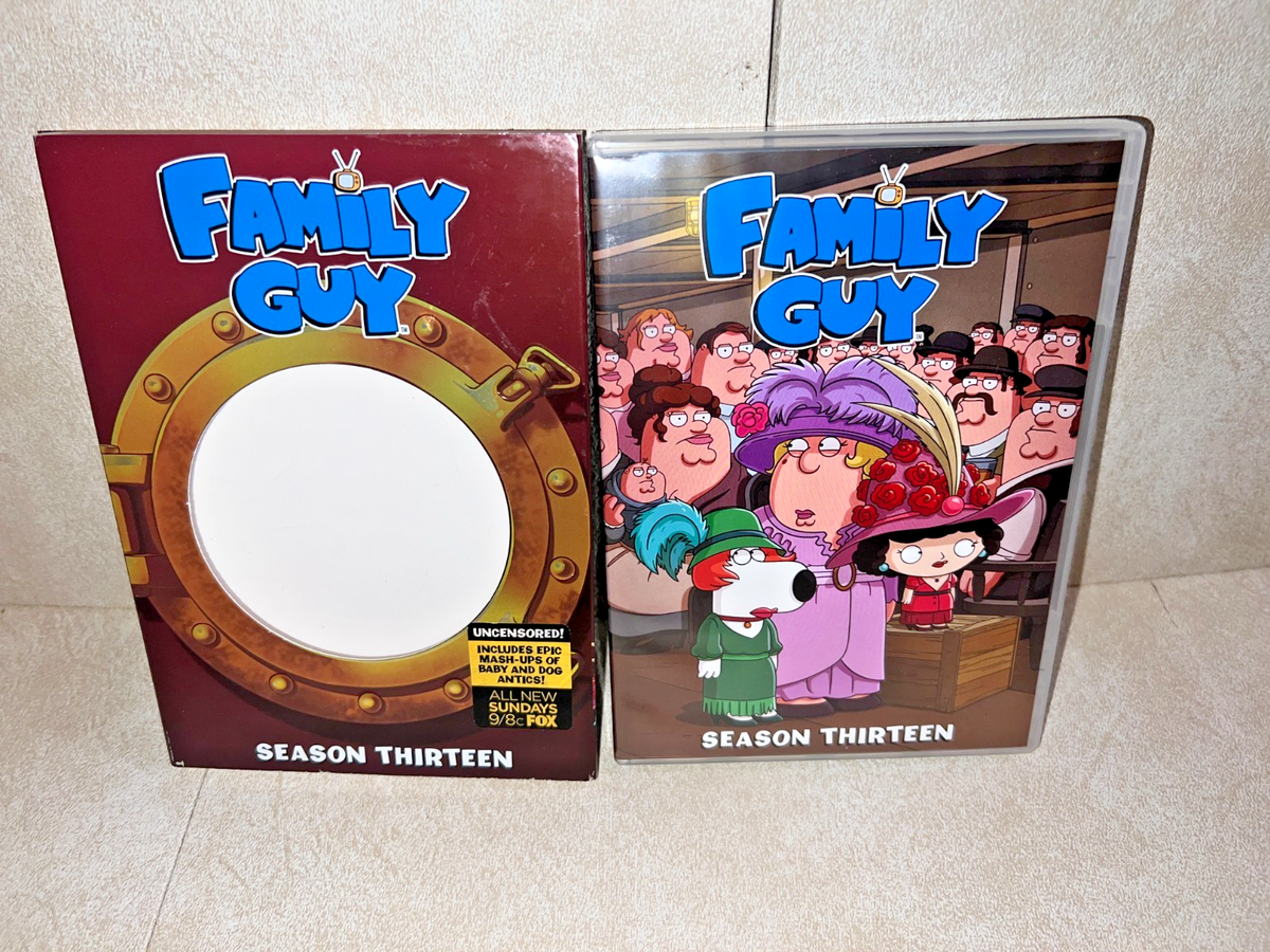 Family Guy - Season 13 DVD Set, Include 18 episodes, 3 Disc Set