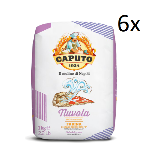 6X Farina Molino Caputo Nuvola Pizza Napoli Pizzamehl FüR Leichten Teig 1Kg-image