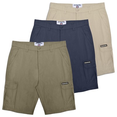 Herren Lambretta Cargo Freizeit Sommer Shorts Taille Größen 32-40