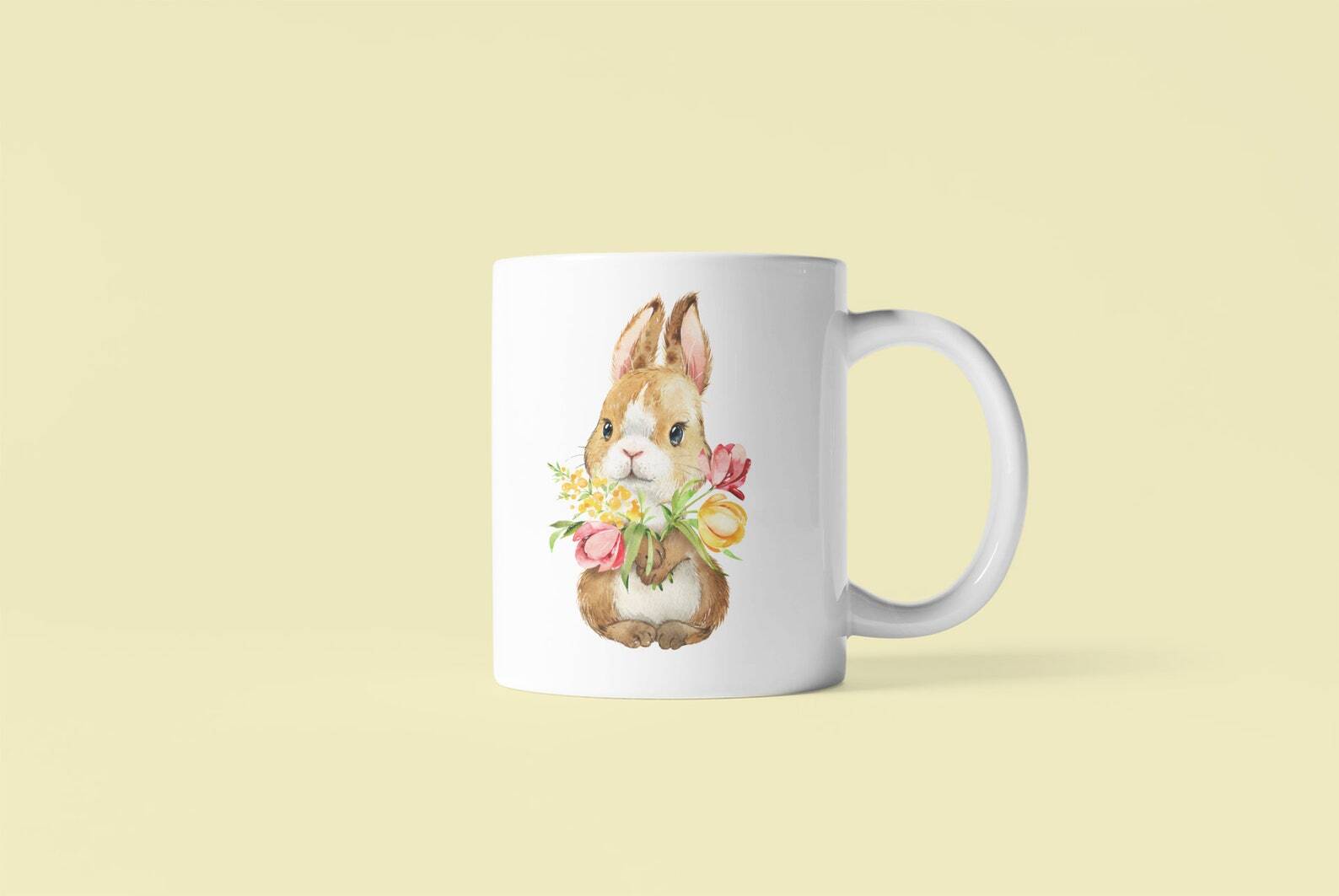 Bunny Personalized Mug Easter Unbreakable Mug For Kids Easter Girl Mug
