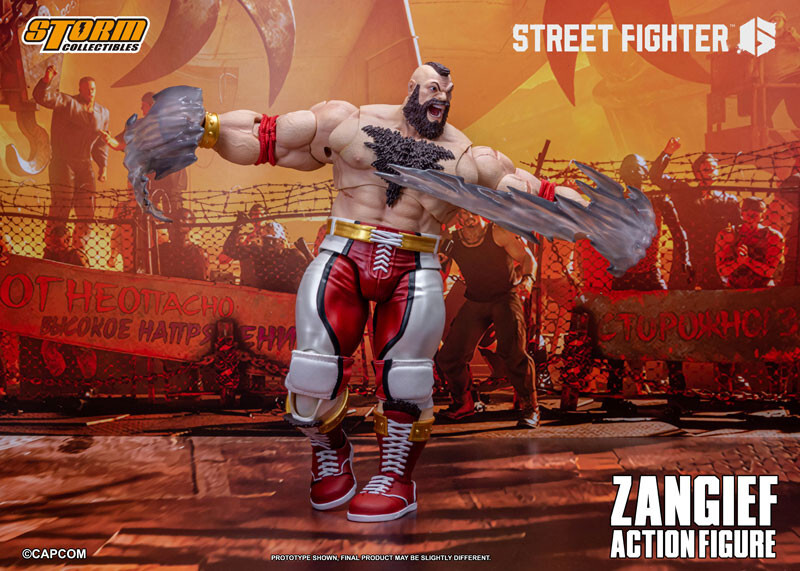 PSL Storm Collectible Street Fighter 6 Action Figure Zangief JAPAN
