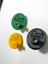 Fits John Deere 3025 3032 3035 3038 3043 hood button release GREEN BLACK YELLOW