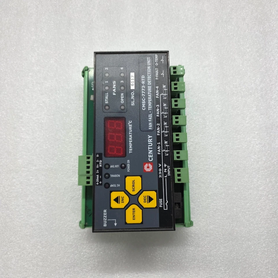 CENTURY CMSC-7773-RTD FAN FAIL TEMPERATURE DETECTION UNIT - Image 2 of 4
