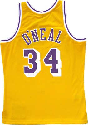 Fanatics Authentic Maillot Swingman autographié par Shaquille O'Neal des Los Angeles Lakers Mitchell & Ness 1999-2000 | St. Laurent Shopping Centre