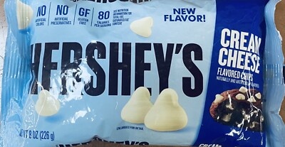 2x Hershey's CREAM CHEESE Flavored Premium Baking Morsels Chips 8