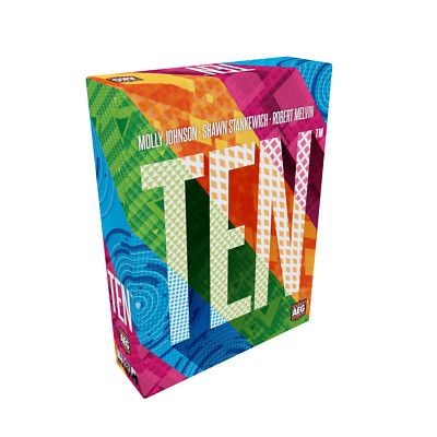 TEN Card Game AEG 7100 Alderac Press Your Luck Set Building Family Auction 10