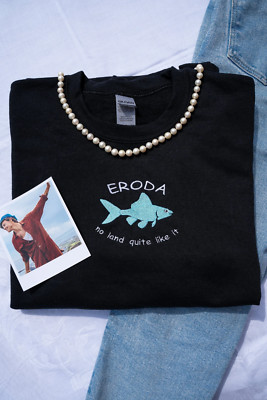 Harry Styles Stickerei I Eroda I Damenmode Sweatshirt bestickt I Neu mit Etikett