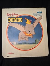Dumbo 1941 Walt Disney RCA SelectaVision 1982