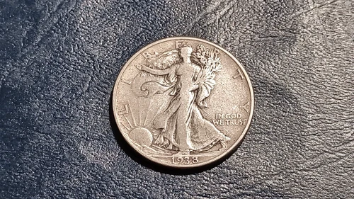 Nice Fine 1938-D Walking Liberty Half Dollar