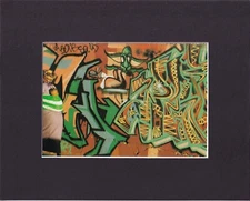 8X10" Matted Print Graffiti Street Art Picture: by Da Bomb Squad, 2003