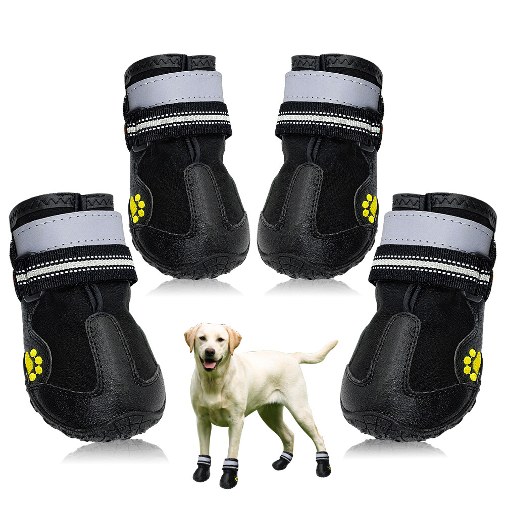 Waterproof Dog Shoes Large Snow Boots Paw Protector Booties