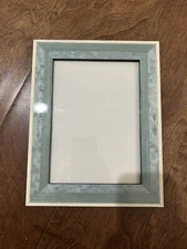 Natalini Hand Made Italy Modern Lacquer Photo Picture Frame 5 x 7 Blue