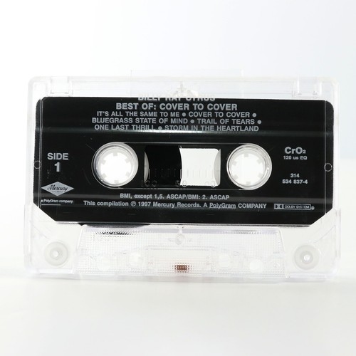 The Best of Billy Ray Cyrus Cover to Cover (Cassette Tape, 1997, Mercury) TESTED - Picture 3 of 6