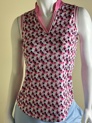 SPORT HALEY　ゴルフウェア　レディース　ノースリーブ　サイズS Sport Haley Sleeveless Golf Top Size (S) Shirt Womens 1/4