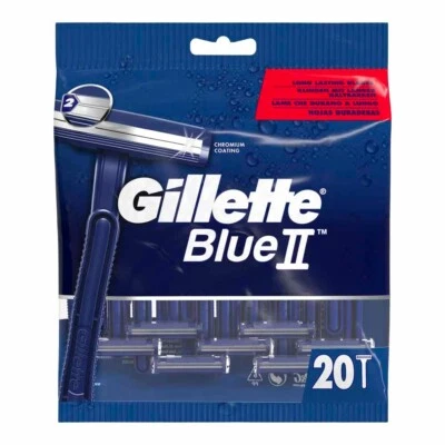 Gillette Blue 2 Disposable Men's Razor (Pack of 20)
