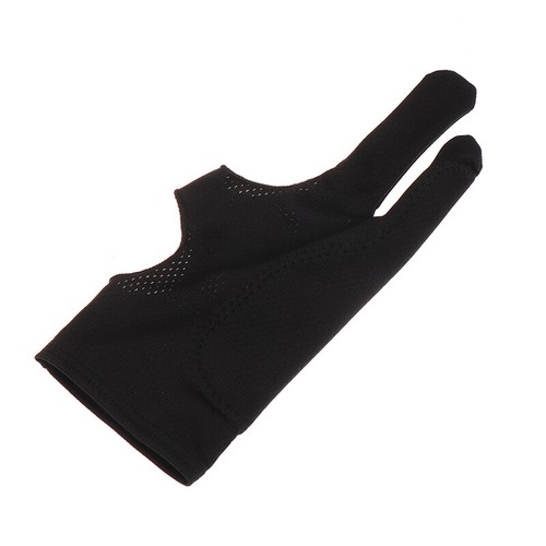 Black 2 Finger Anti-Fouling Glove For Any Graphics Drawing TablZQ - Picture 7 of 15