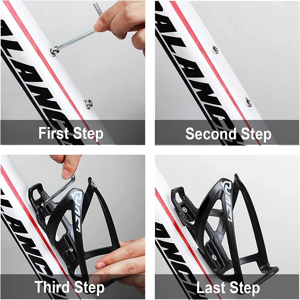 Portabotellas de Agua para Bicicleta Portavasos Hervidor Duradero Bicicleta Botella de Agua Jaula Foto 4 de 4