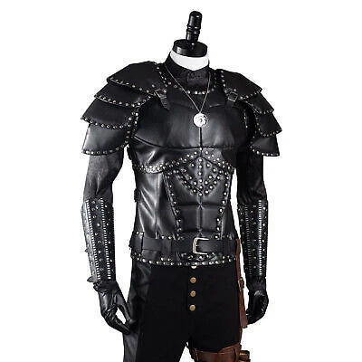 The Witcher Geralt of Rivia Cosplay Costume and Wigs Halloween Carnival Suit - Bild 10 von 12