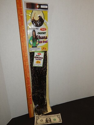 22'' Afro Bally Braids Synthetic GHANA Crochet Braid Hair Extensions Color F1B/27