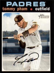 2020 Topps Heritage Base #268 Tommy Pham - San Diego &hellip;