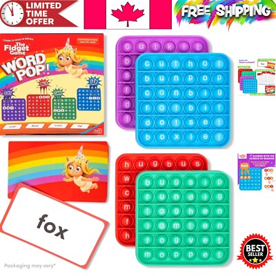 Fun Phonics Interactive Game - Master CVC Words Without Batteries or Assembly