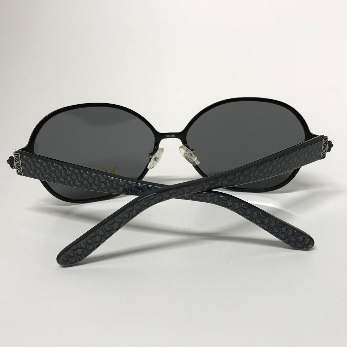 XOXO Occhiali Da Sole Capri Polarizzati Nero/Grigio - Unisex 59-15-130, 100% Autentici