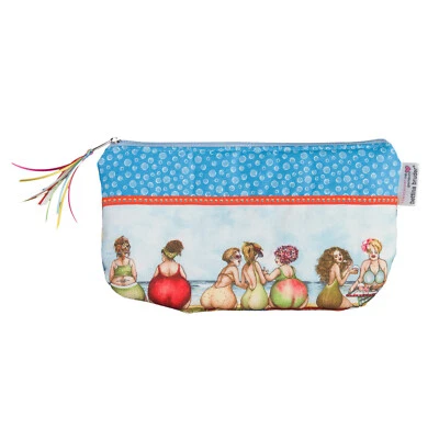 bettina bruder - Mäppchen Fruit Ladies Badenixen Tropfen blau bunt - 21 cm x12cm