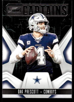 Dak Prescott #CAP-7 2020 Panini Playbook Captains Dallas Cowboys