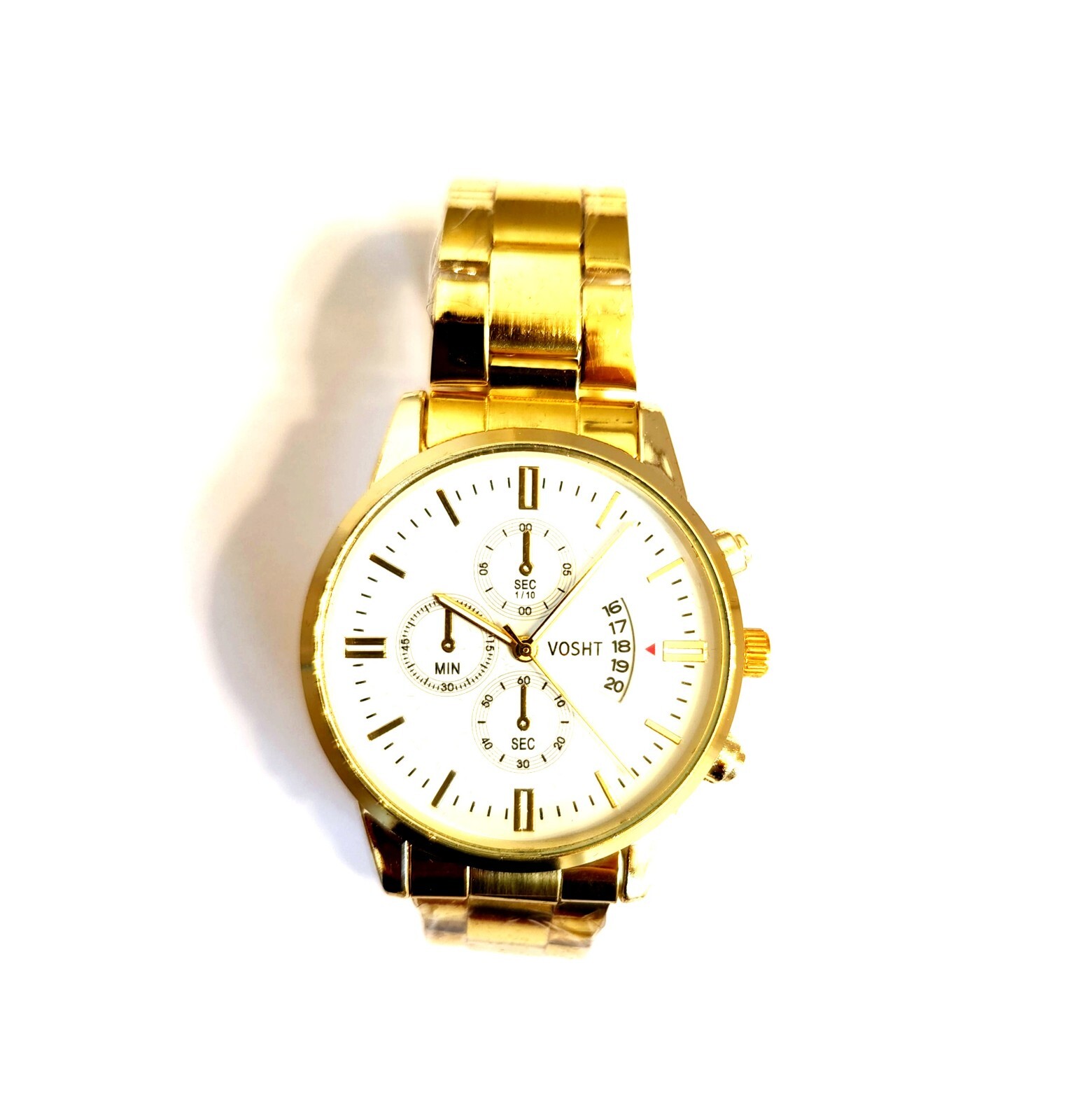 VOSHT Mens Stainless Steel Quartz Movement Designer Watch eBay