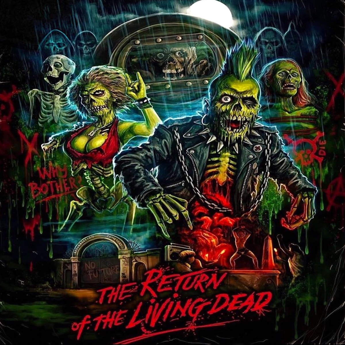 1/6 Return of the Living Dead Backdrop 15