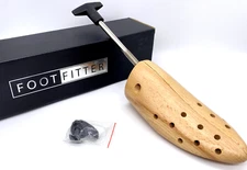 FootFitter Shoe Stretcher Wooden Premium Professional One-Way Single Men Small S