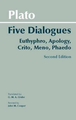 Plato: Five Dialogues: Euthyphro, Apology, Crito, Meno, Phaedo by Plato (English - Picture 1 of 1