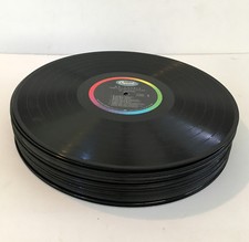 Lot of 25 Vinyl 12" Records Albums LPs for Arts  Crafts, Party, Decoration