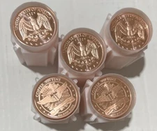 NEW! LOT OF 100 X 1 OZ Quarter Eagle No Date .999 FINE COPPER ROUND - BULLION -